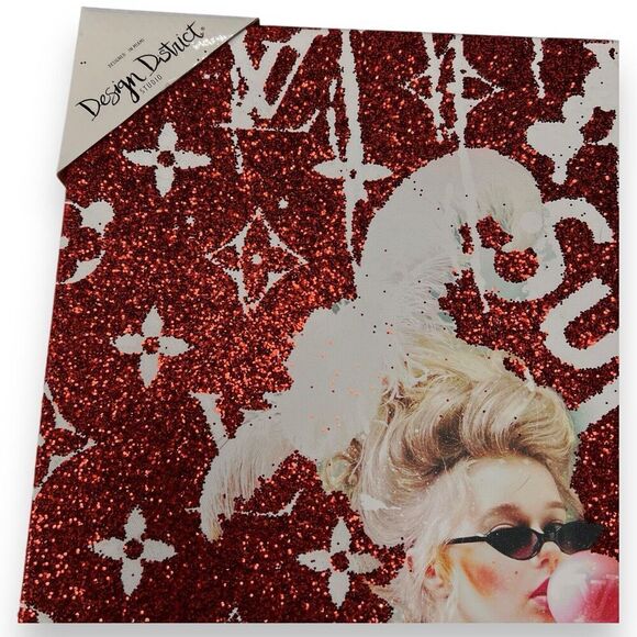 Louis Vuitton X Supreme Design District Canvas Fashion Wall Print 28x20 - Picture 3 of 9